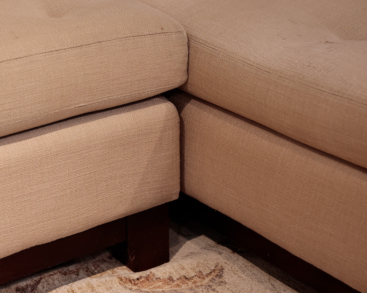 Two-Piece Tufted Uholstered Sectional