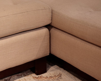 Two-Piece Tufted Uholstered Sectional