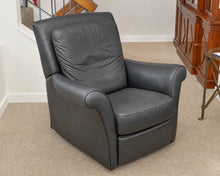 Recliner in Black Leather