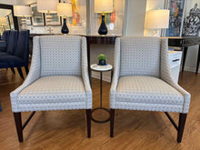 Pair of A. Rudin Slipper Chairs