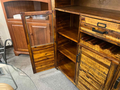 Rustic Dark Brown Sideboard