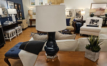 Porcelain Deep Blue Lucille Lamp
