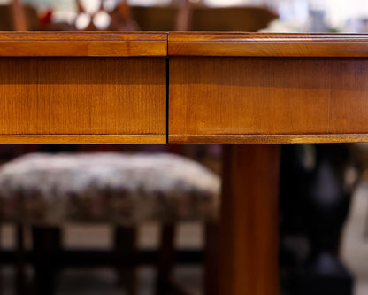 Stickley Round Inlaid Dining Table