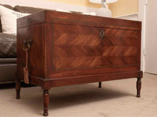 Alfonso Marina  Inlay Ebony,Birch & Mahogany Accent Trunk Includes 2 Keys