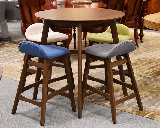 Round Pub Table With Four Stools