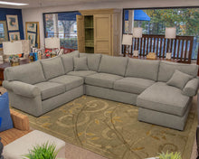 Ethan Allen Four Piece Seafoam Green Sectional