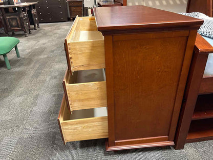 Cherry Wood 3-Drawer Dresser