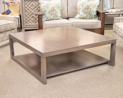 Old Biscayne Designs Square Cocktail Table in Graywash