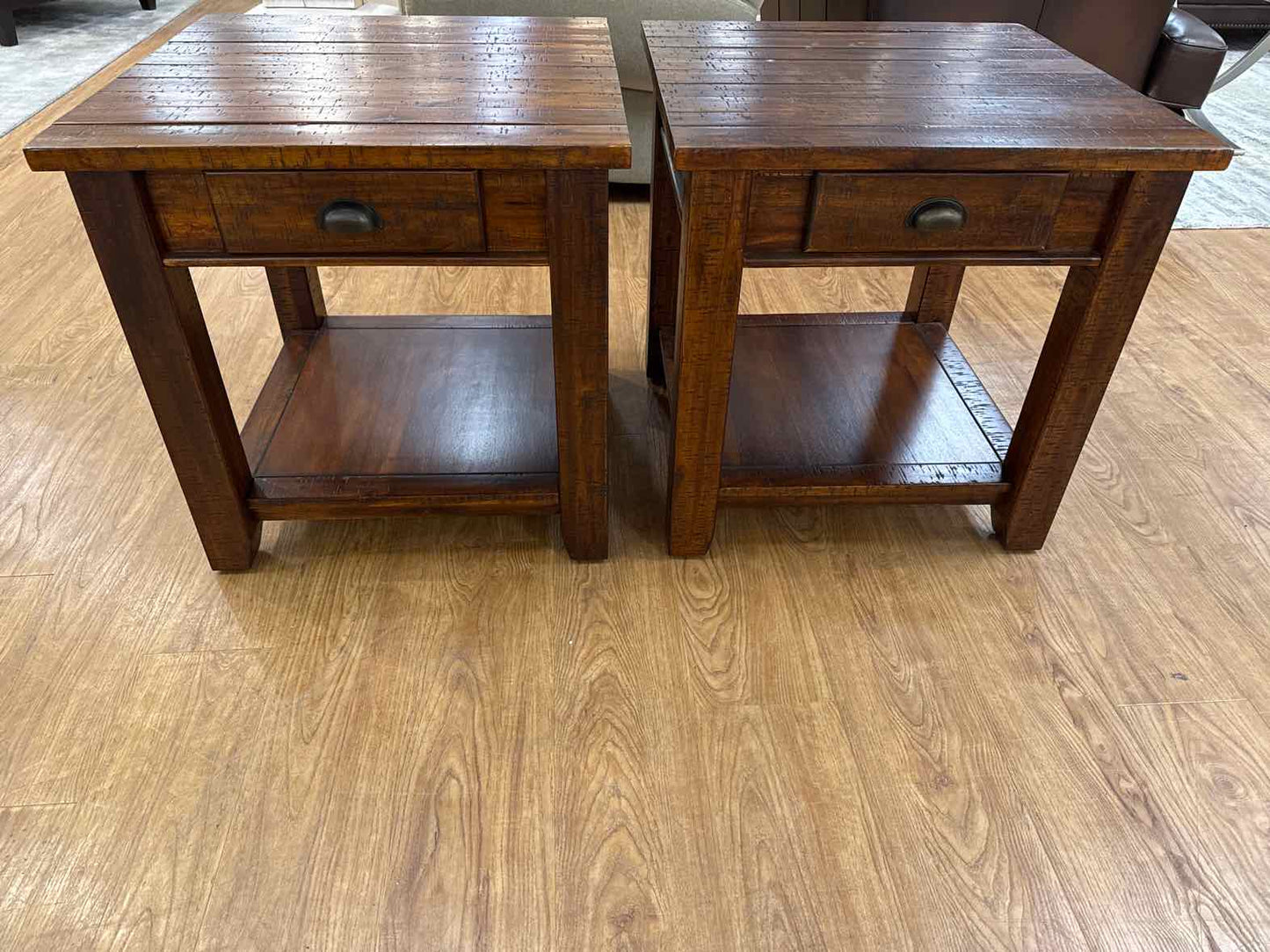 Jofran Pair of 'Seaside Dakota' Side Tables