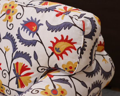Crate & Barrel Custom Club Chair