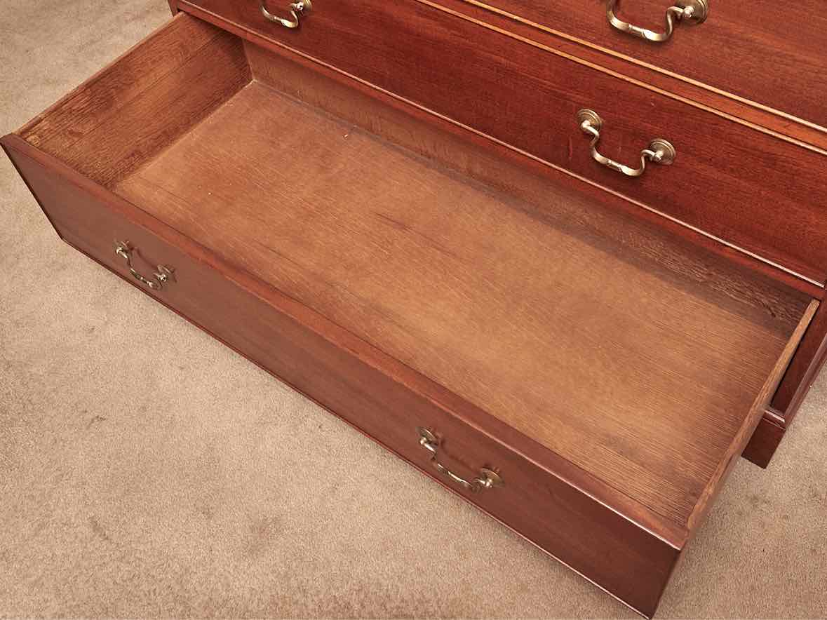 Baker Mahogany 2 Piece  Secretary Desk with Drop Down Desk