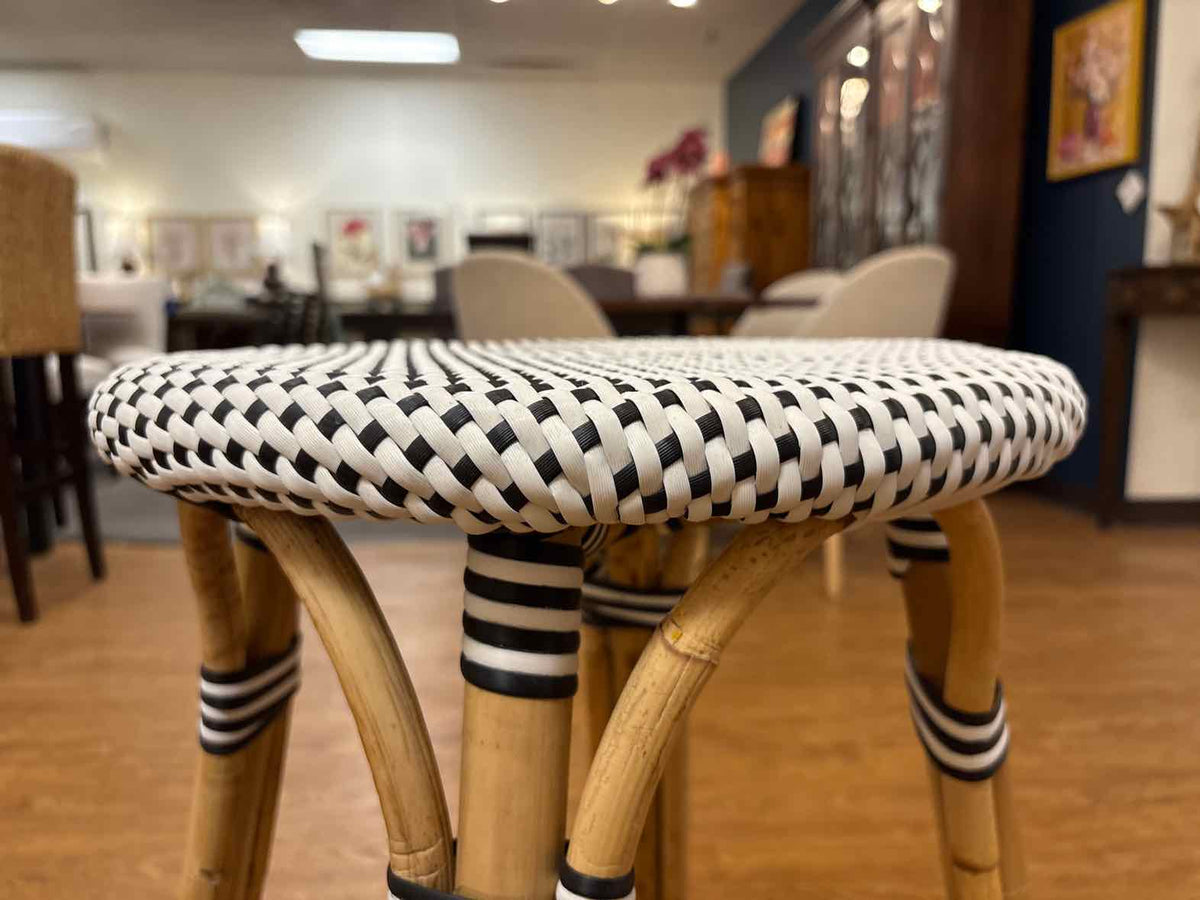 Pair of Serena & Lily 'Riviera' Backless  Counter Stools