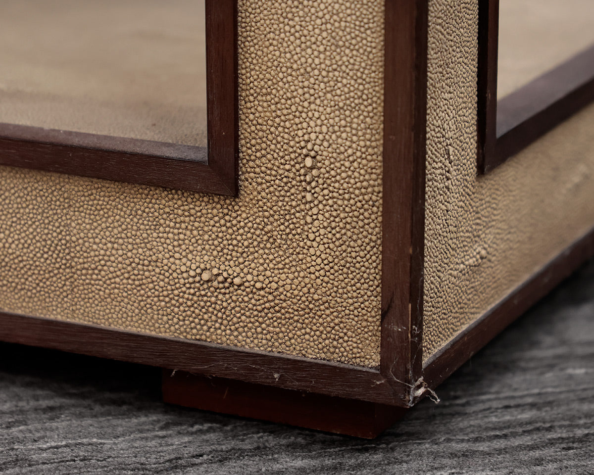 Lillian August for Hickory White Shagreen Accent Table