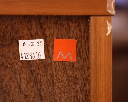 Contemporary Teak 4-Drawer Dresser