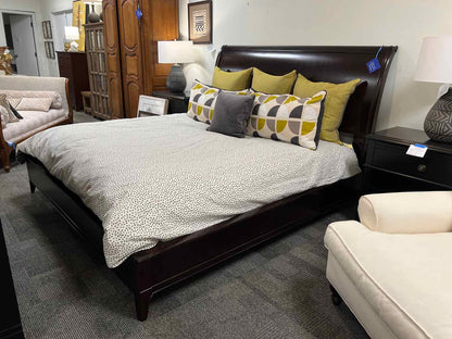 Ethan Allen Espresso King Bed
