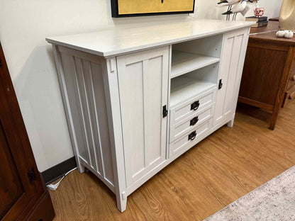 White Farmhouse Style Sideboard