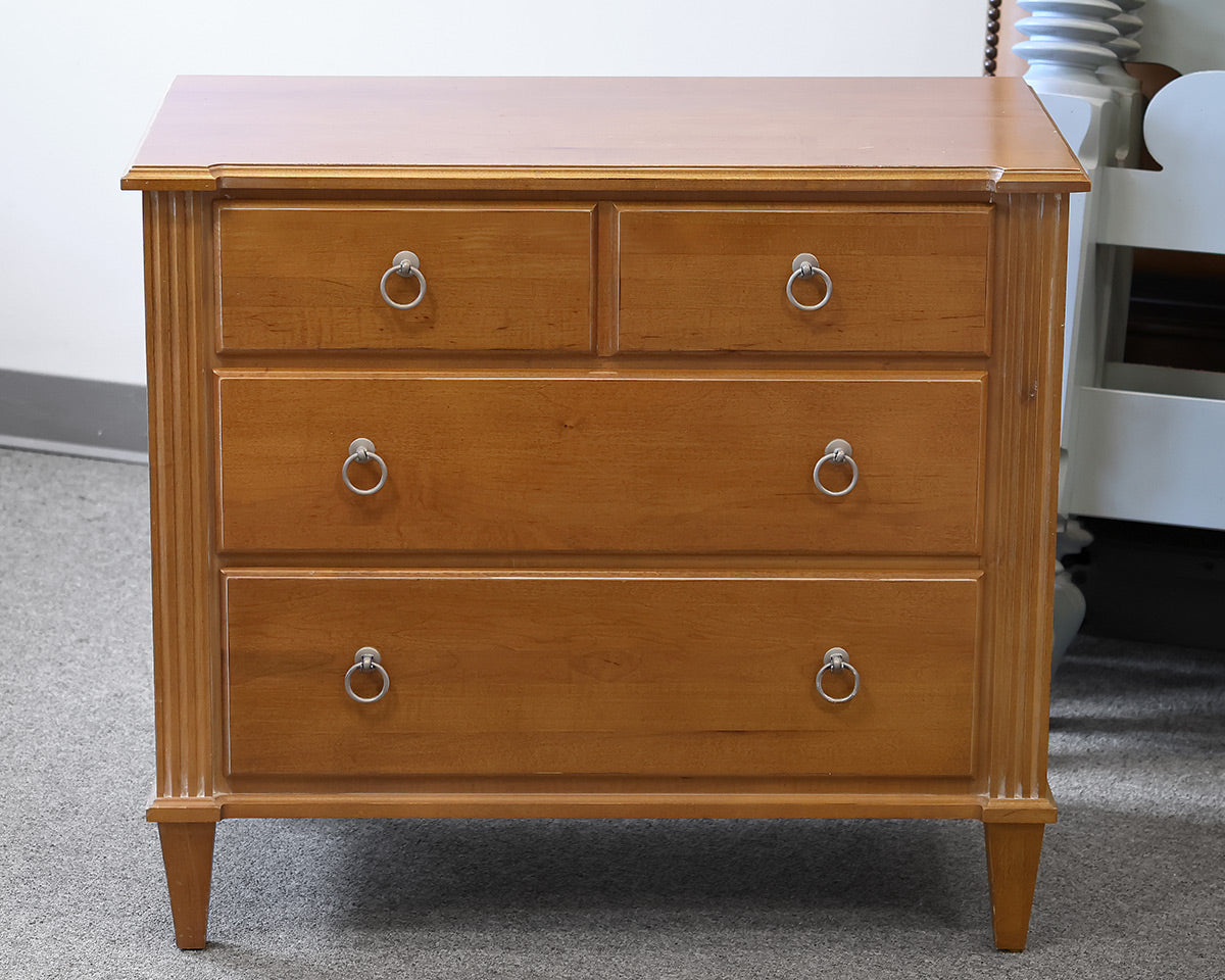 Ethan Allen Three Drawer Nightstand