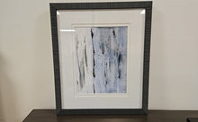 'At the Dawn C' Abstract with Distressed Black Frame