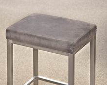 Set of Three Metal Base Counter Stools