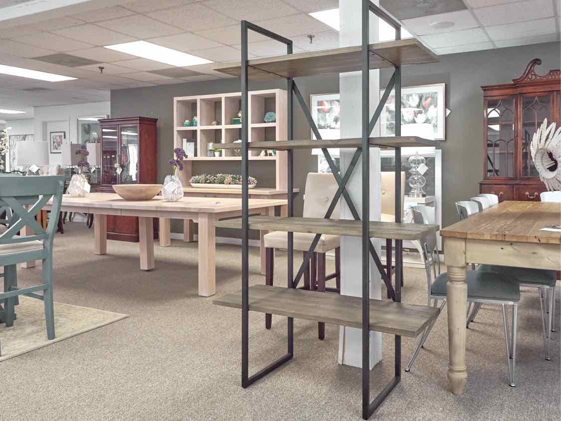 Pottery Barn Black Metal Frame  Etagere with 4 Shelves