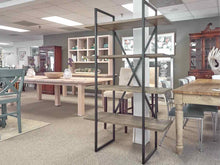 Pottery Barn Black Metal Frame  Etagere with 4 Shelves