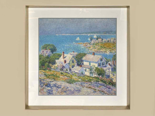 Framed Giclee 'New England Headlands'