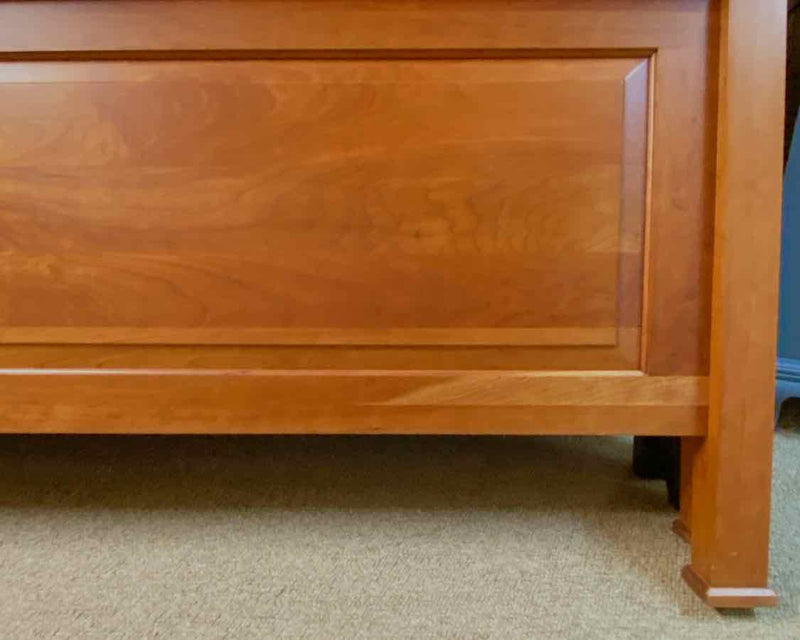 Cherry Panel King Bed