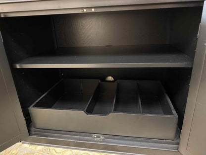 Pottery Barn Black China Cabinet