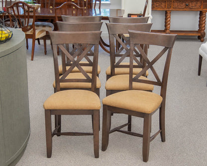 Canadel Expanding Dining Table & Set of 6 Chairs