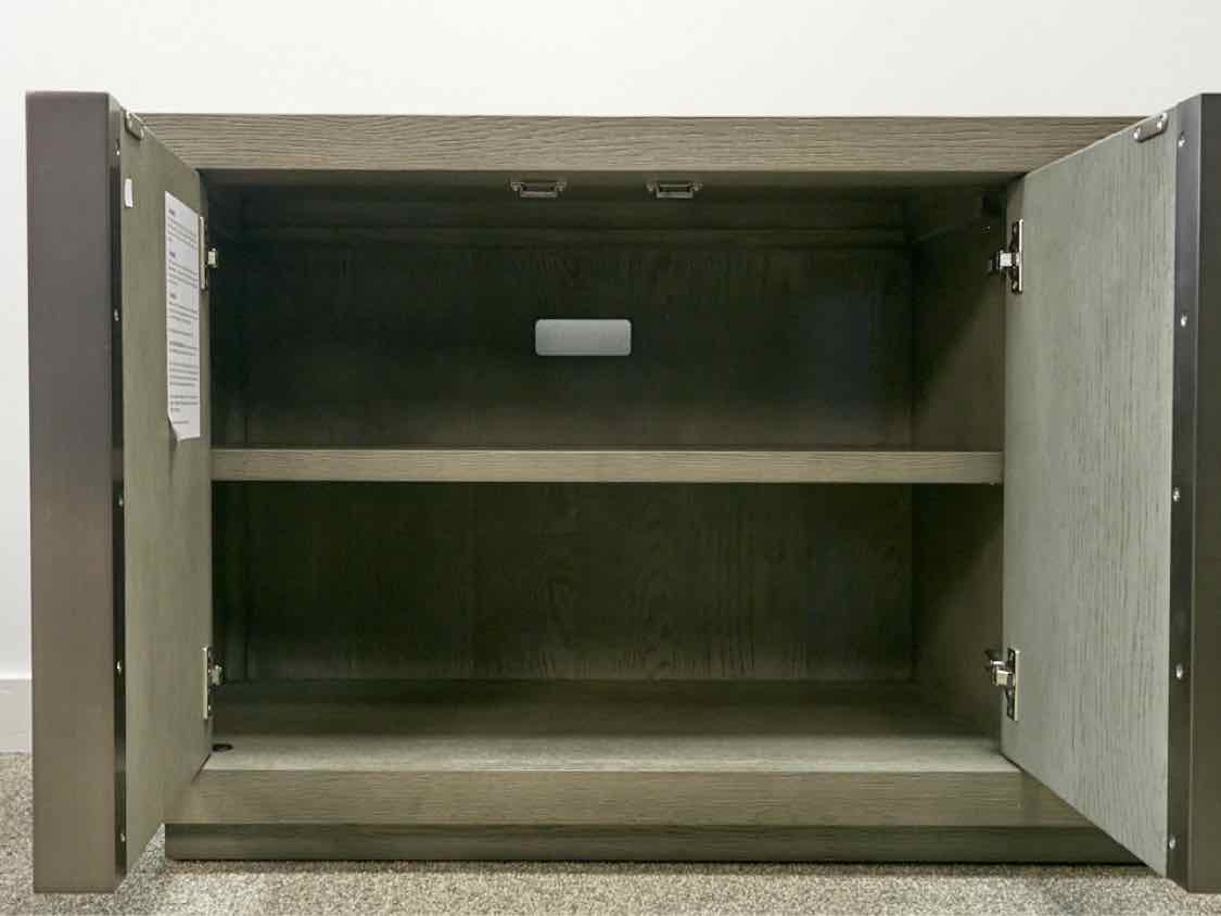 Restoration Hardware Gray Wash Four Door Media Furniture