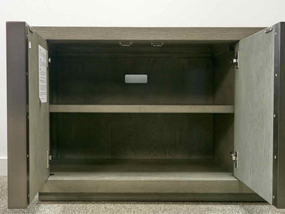 Restoration Hardware Gray Wash Four Door Media Furniture