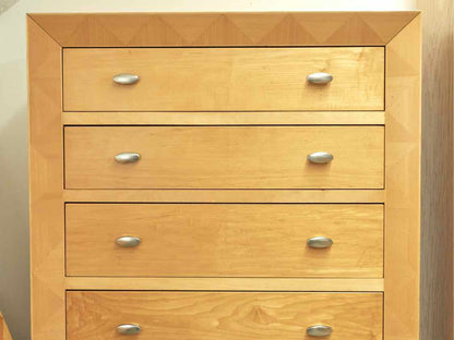 Poplar Wood 6 Drawer Contemporary Chest