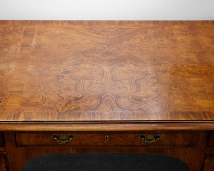 Hekman Burled Walnut Desk