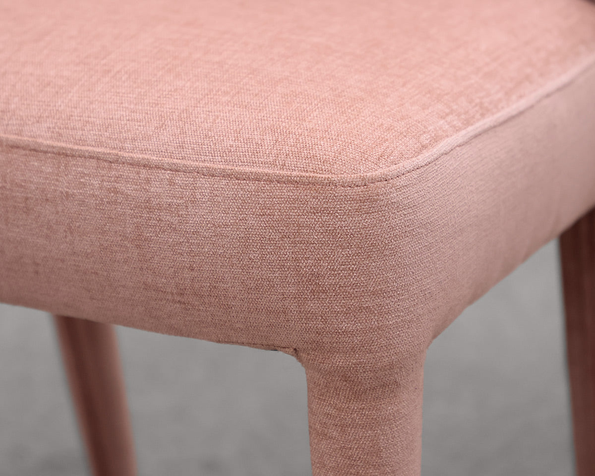 Set of 8 Interior Define Custom Rose "Pratt" Dining Chairs