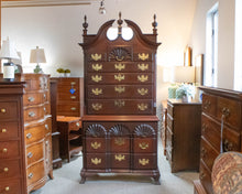 Two Piece Mahogany Blockfront High Boy