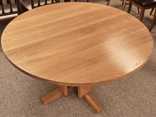 Charles Webb Maple Contemporay Round Pedestal  Dining Table