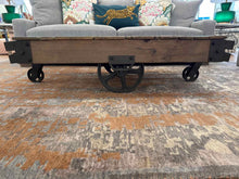 RH Industrial Cart Cocktail Table