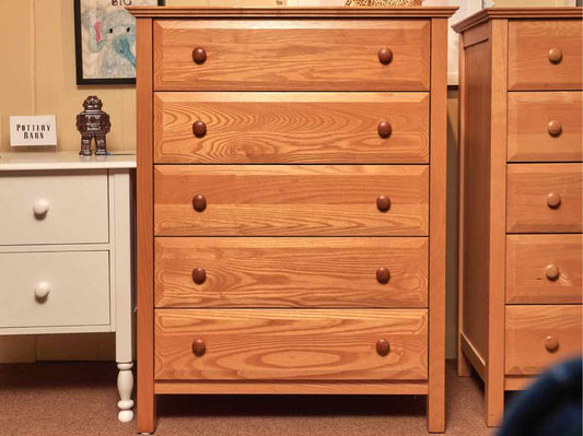 Vermont Tubbs Oak 5 Drawer  Chest
