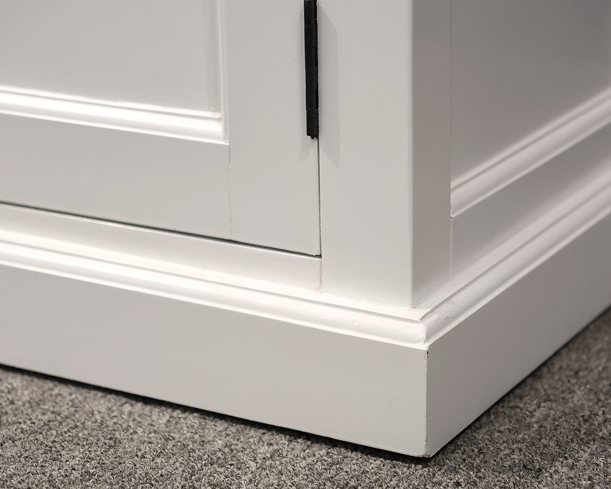 White 2-Piece Hutch