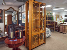 Baker Regency Style 2 Glass Door Display Cabinets