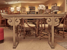 Baker Alter Console In Silver Gray Finish