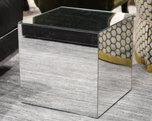 Mirrored Accent Side Table