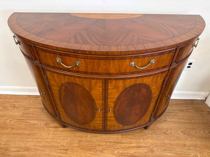 Ethan Allen Regency-Style Demi Lune Server