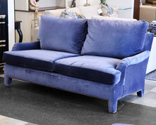 Custom Lee Industry Blue Sofa