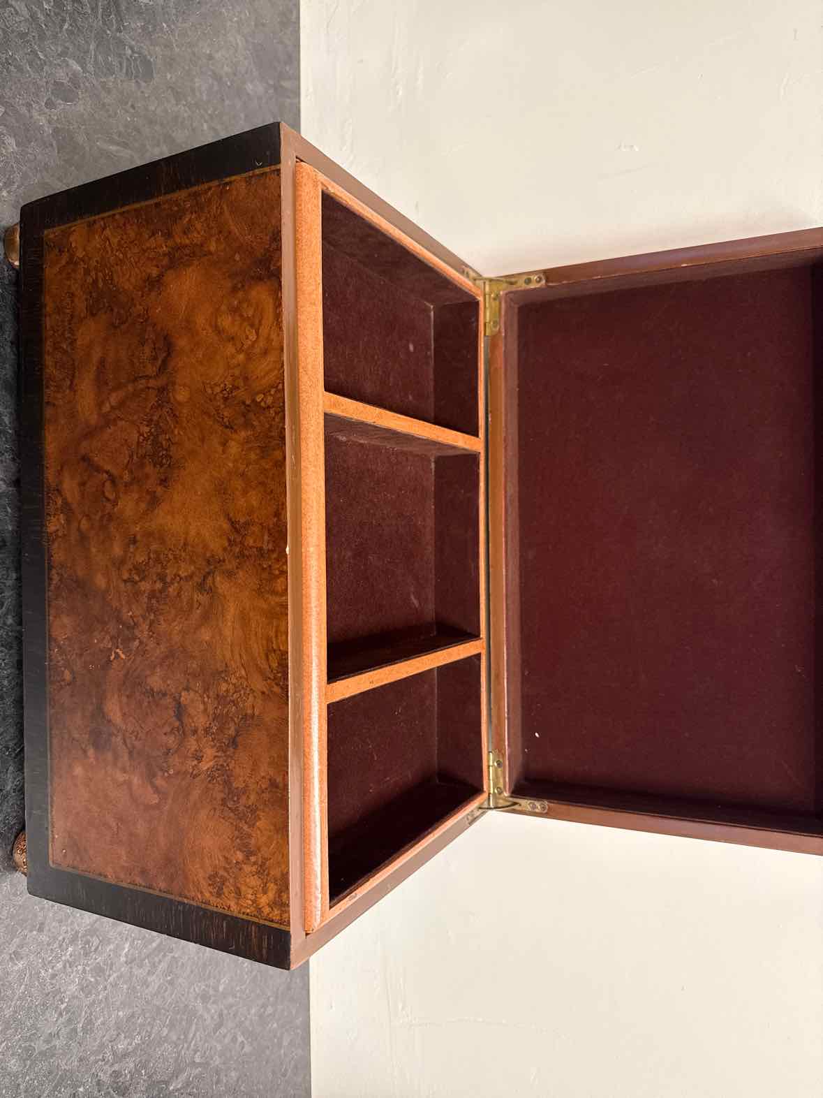 Decorative Ebony & Walnut Box