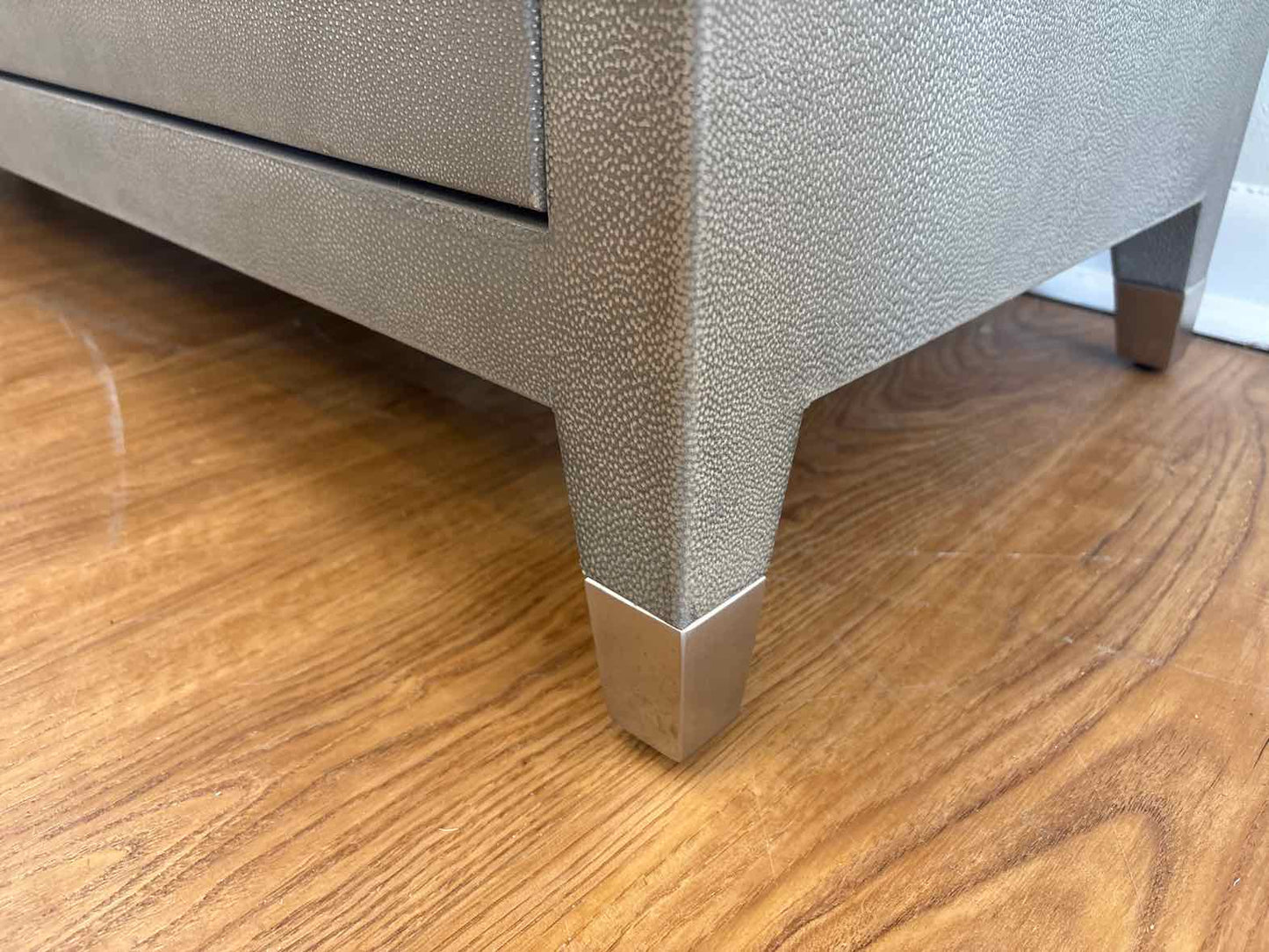 RH 'Graydon' Shagreen Sideboard in Fog