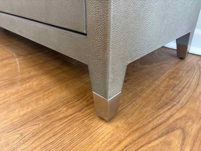 RH 'Graydon' Shagreen Sideboard in Fog