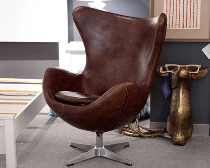 Modern Leather Swivel Chair