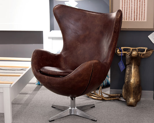 Modern Leather Swivel Chair
