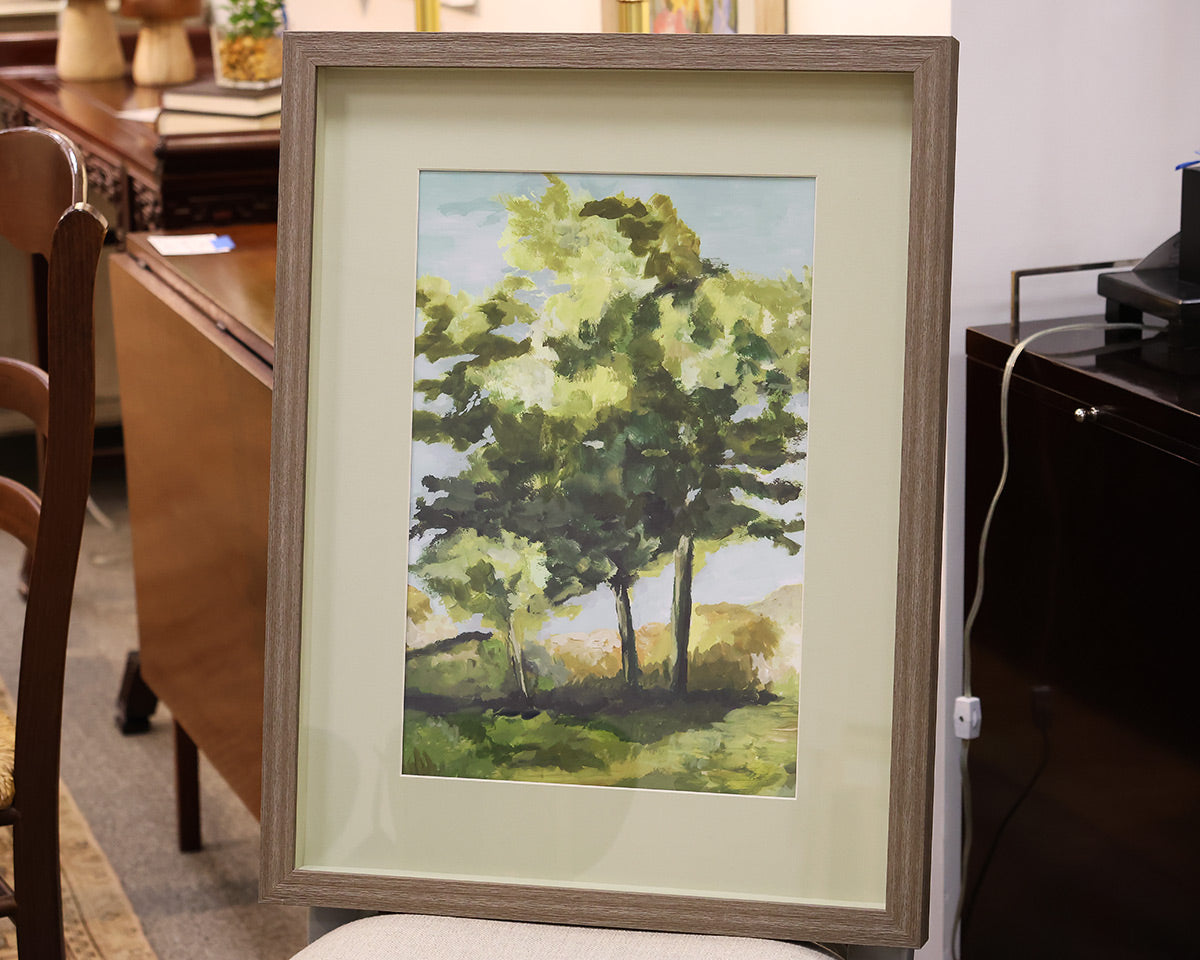 "Calming Vista I" Framed Giclee